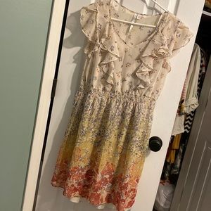 LC Lauren Conrad flutter sleeve dress